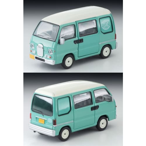 TOMYTEC Tomica Limited Vintage Neo 1/64 Scale LV-N249a Subaru Sambar Dias Classic 1993 Model, Green/White, Finished Product