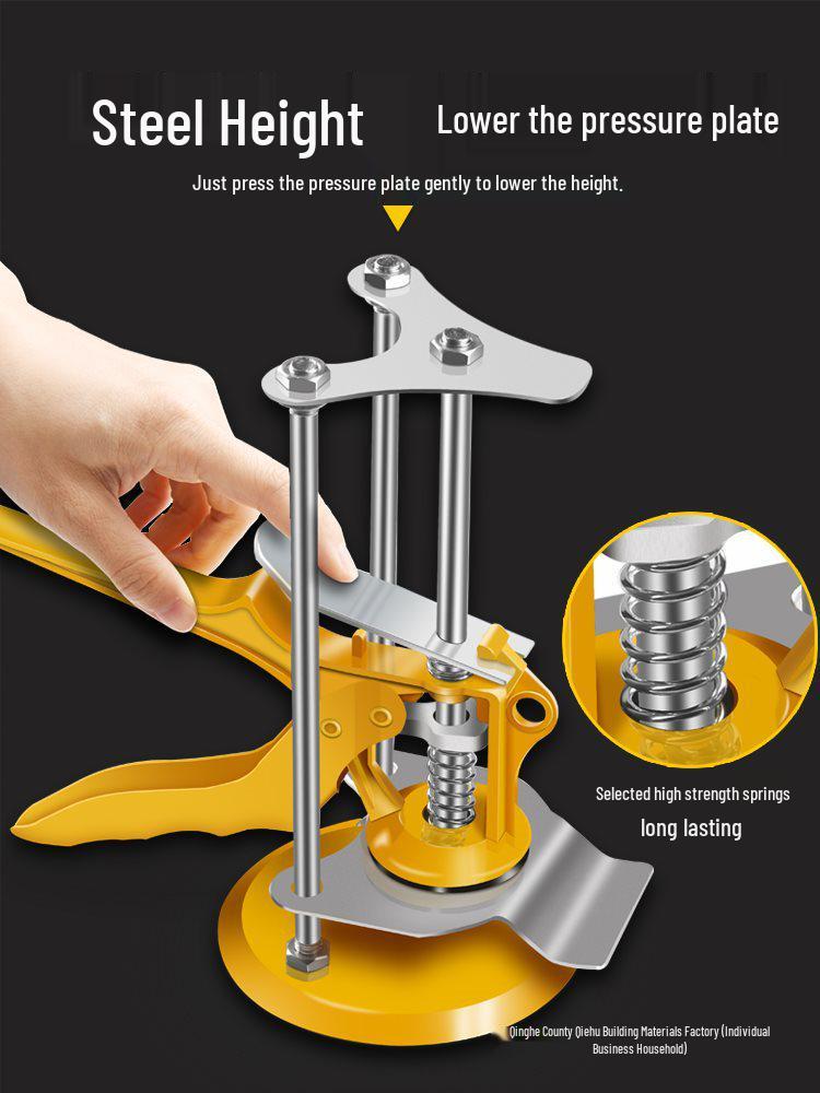 Adjustable Wall Tile Positioning Tool for Leveling and Lifting