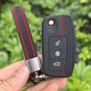 Etui na kluczyki samochodowe silikonowe etui na kluczyk do Forda Fiesty Focus 2 C-Max Ecosport S-Max Fusion Mondeo etui na kluczyk