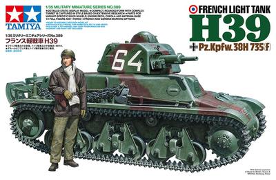 Tamiya Askeri Minyatür Serisi 389 Fransız Hafif Tankı H39 Plastik Model 35389 1/35 No. (Tank)