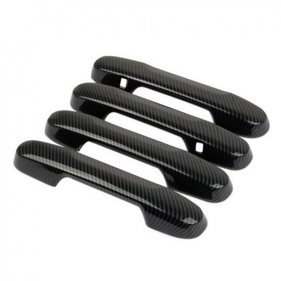 Carbon Fiber Exterior Car Door Handles Trim For Honda Pilot -2025