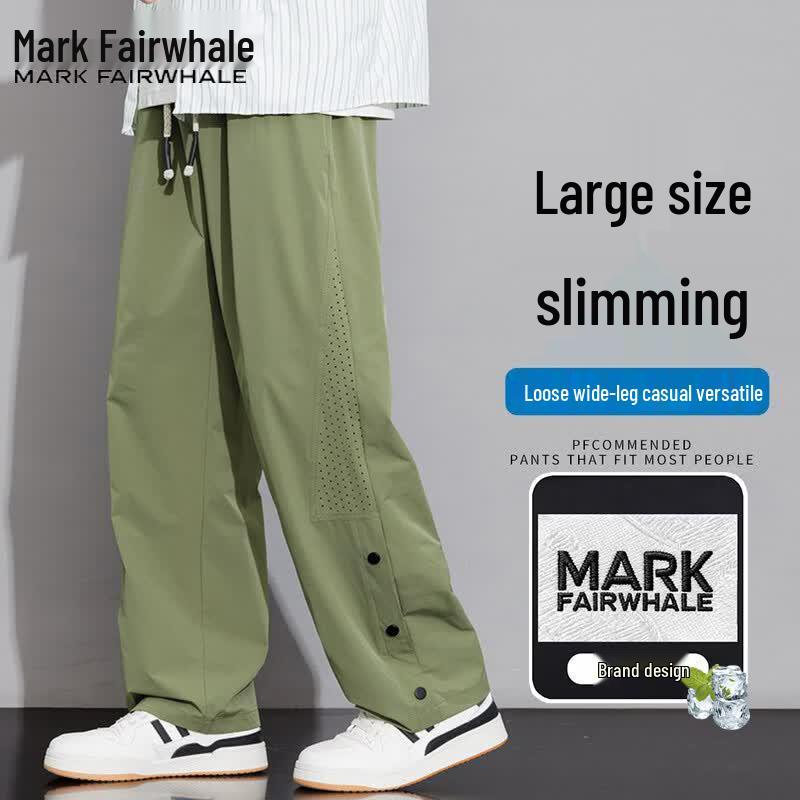 

Mark Fairwhale Men s Summer Lightweight Straight Leg Casual Pants L
