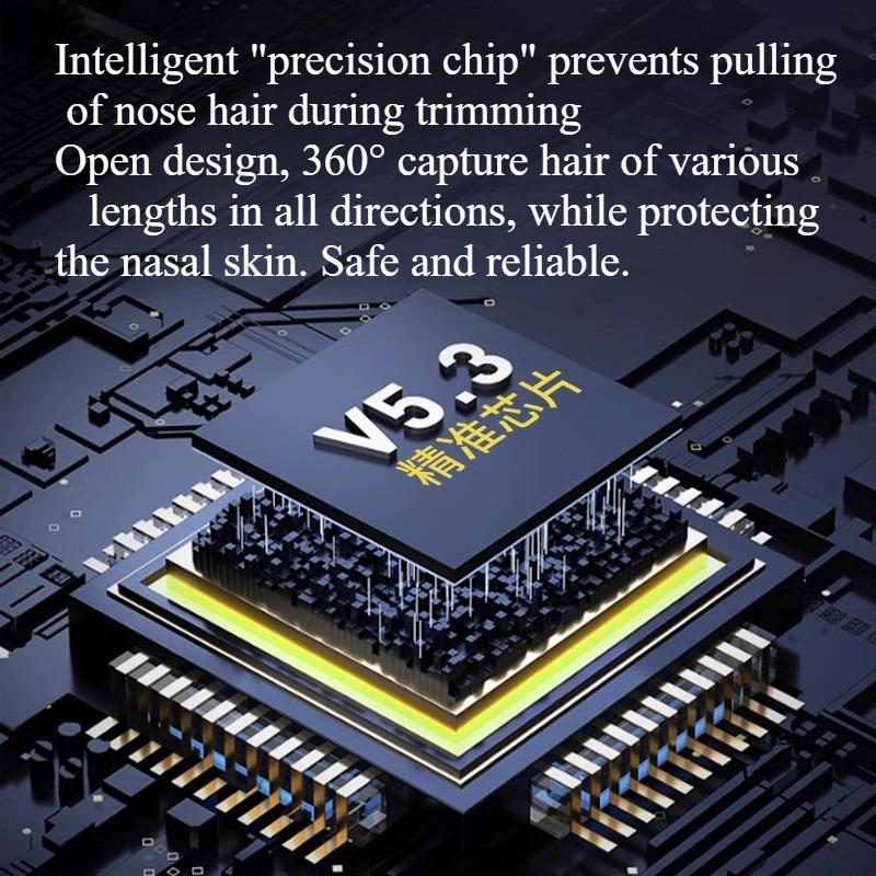 1PC Electric Nose Hair Trimmer Men's Rechargeable Clean Nose Hair Removal Scissors Shave Artifact Ear Hair Nasal Cavity