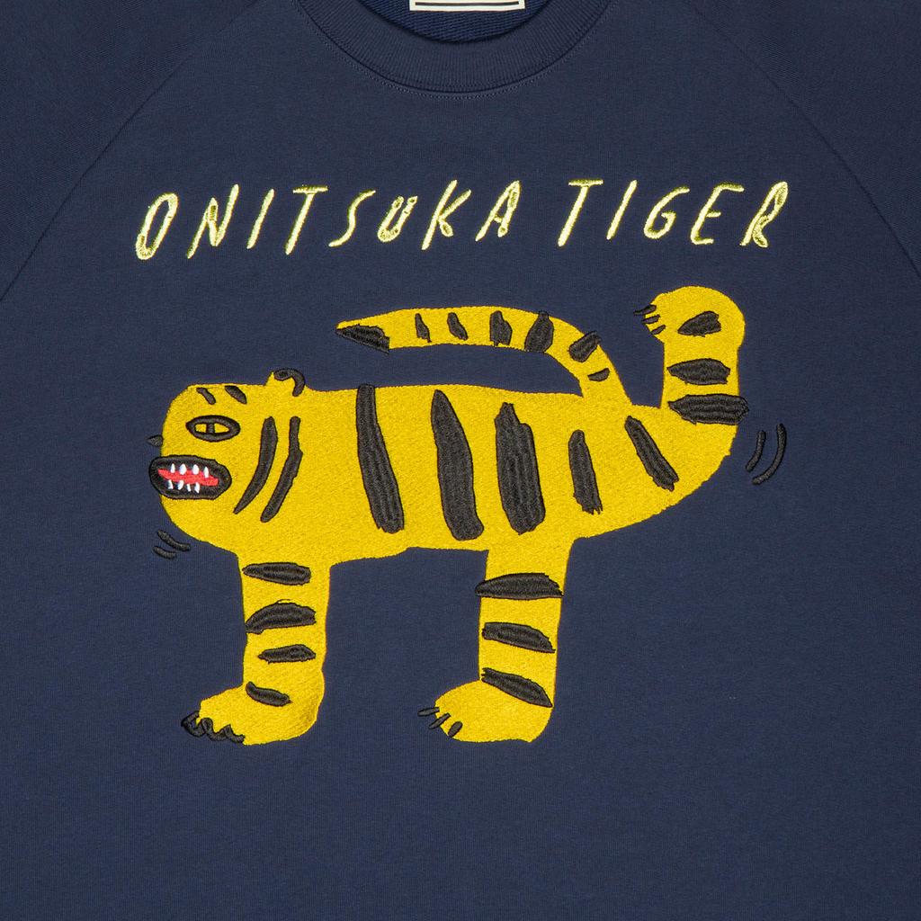 Onitsuka Tiger Letter Long Sleeve Sweatshirt Men sweatshirt 2183B622_400