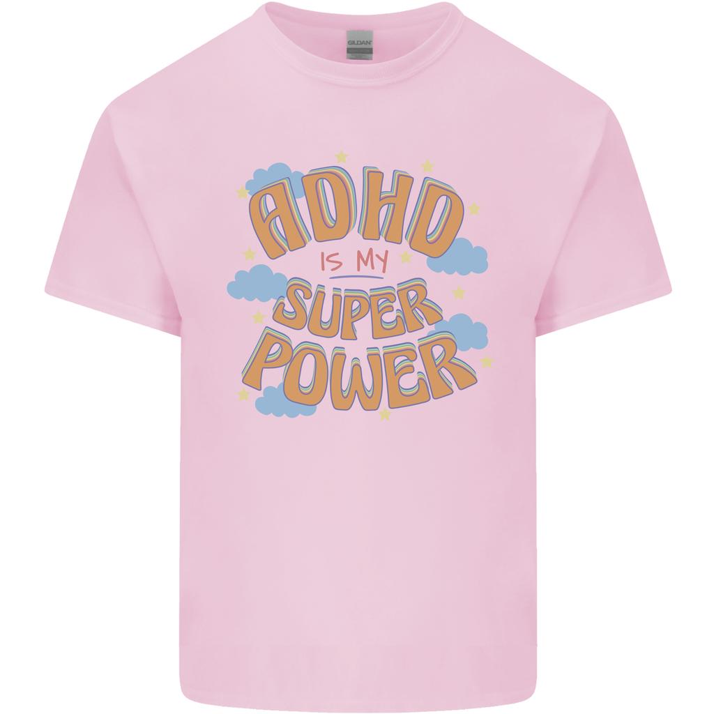 ADHD Is My Superpower Unisexs Light Cotton TShirt