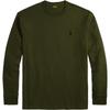 Polo Classic Fit Baumwolljersey Langarm-T-Shirt Herren Oberteile Olivgrün 710970697-004