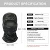 Balaclava Camouflage Cappello Maschera Integrale per Ciclismo Sport all'Aperto Caccia Escursionismo Maschera da Sci Casco da Moto Cappello Interno