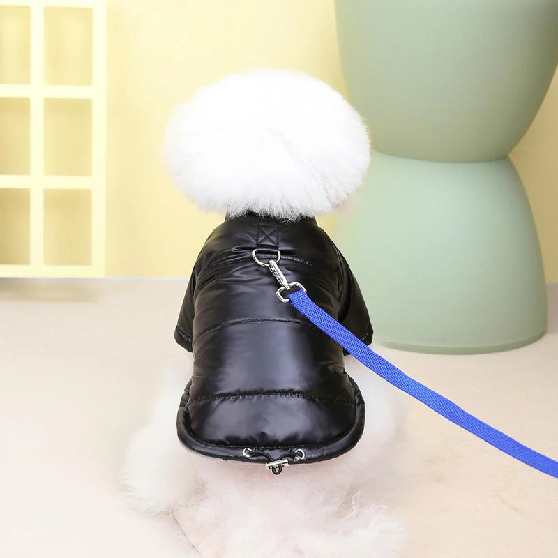 

Waterproof Dog Coat Jacket Winter Puppy Small Dog Clothes Outfit Yorkie Pomeranian Bichon Poodle Schnauzer Pet Clothing Costumes S чёрный