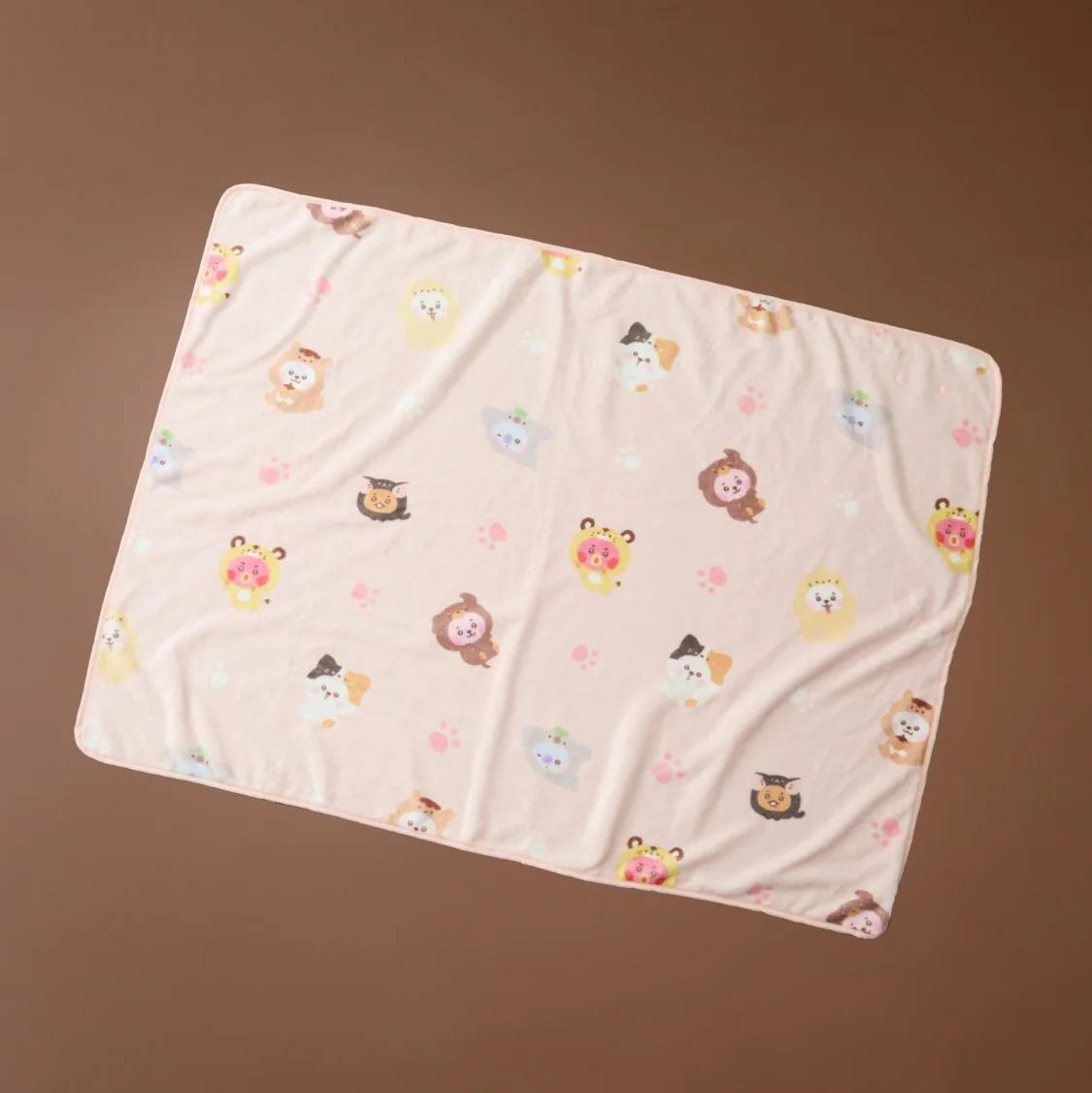 Официальное более пушистое одеяло BT21 BABY - Премиальное ультрамягкое дорожное покрывало