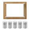 20 Stück Werbenägel Schrauben Dekorative Spiegelnägel Wandhalterung Glas/Acryl Schild Abstandshalter Befestigungsschrauben Befestigungselemente Hardware