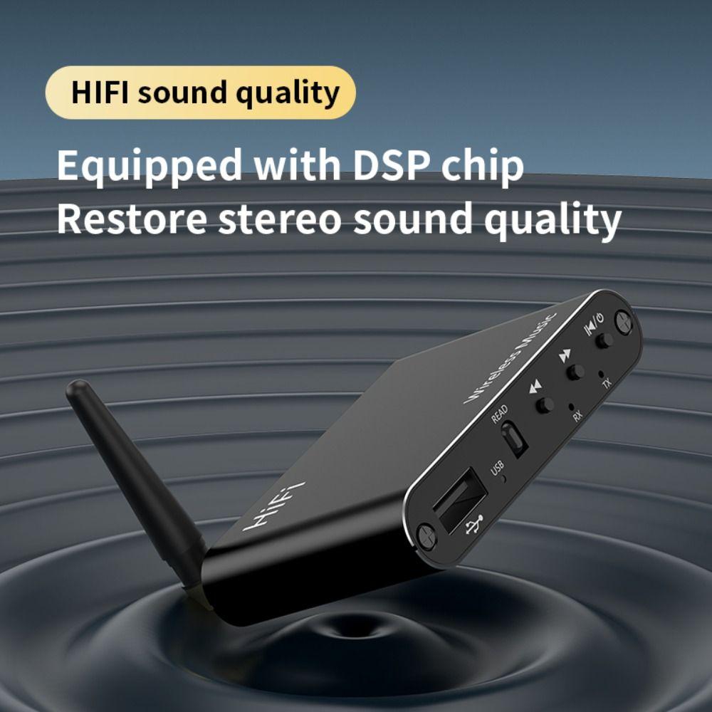 Music Wireless Audio Adapter 2 in 1 Bluetooth 5.4 Receiver Transmitter Upgrade