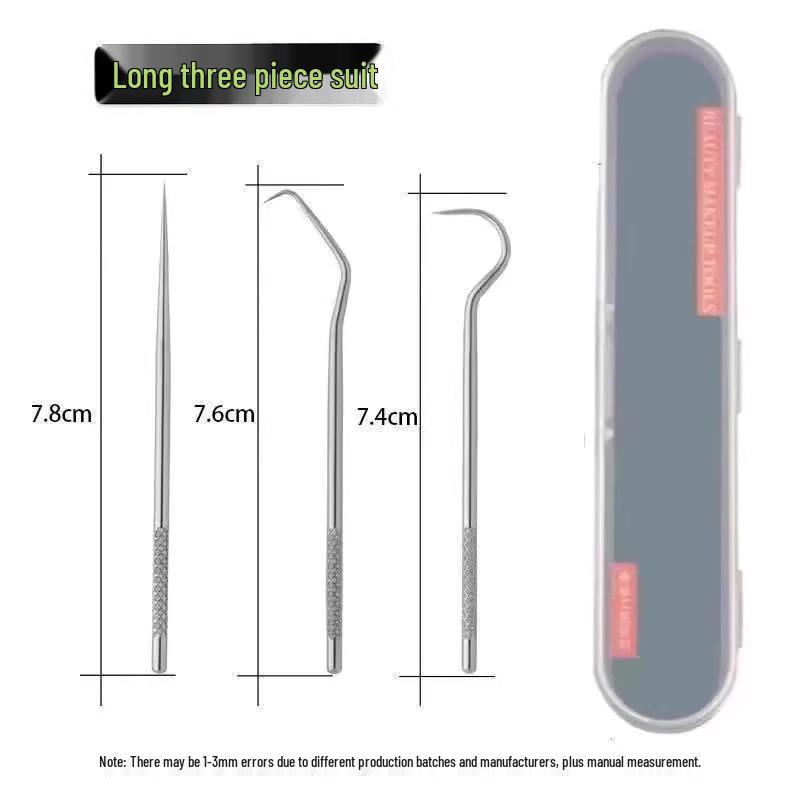 

Многоразовая зубочистка и зубная нить из нержавеющей стали, семейная упаковка с портативным футляром