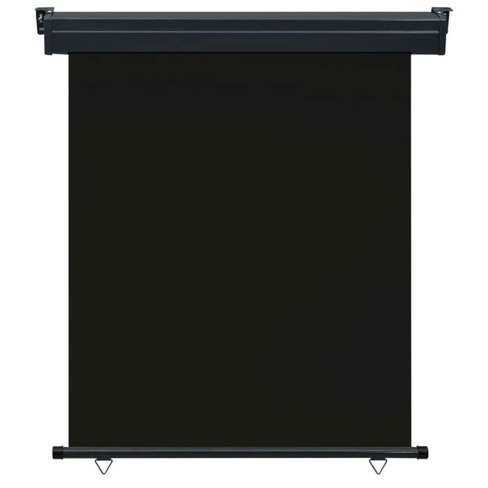 VidaXL Auvent latéral de balcon 140x250 cm Noir