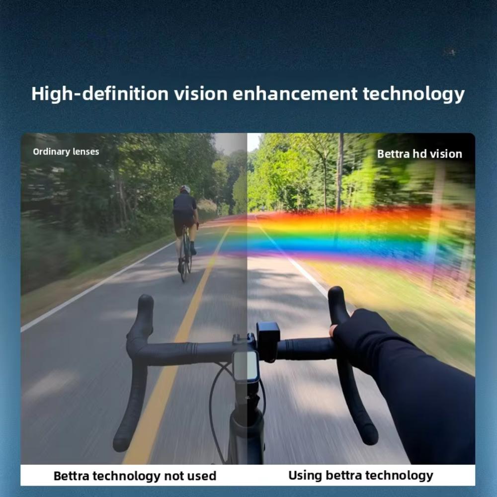 Cycling Goggles High-Contrast Color-Changing UV400 Lenses Windproof for Road Biking & Outdoor Activities