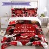 Arsenal Bedding Set Breathable Duvet Cover with Pillowcases Decorative Bed Linen for Bedroom Home Decoration Birthday Gift