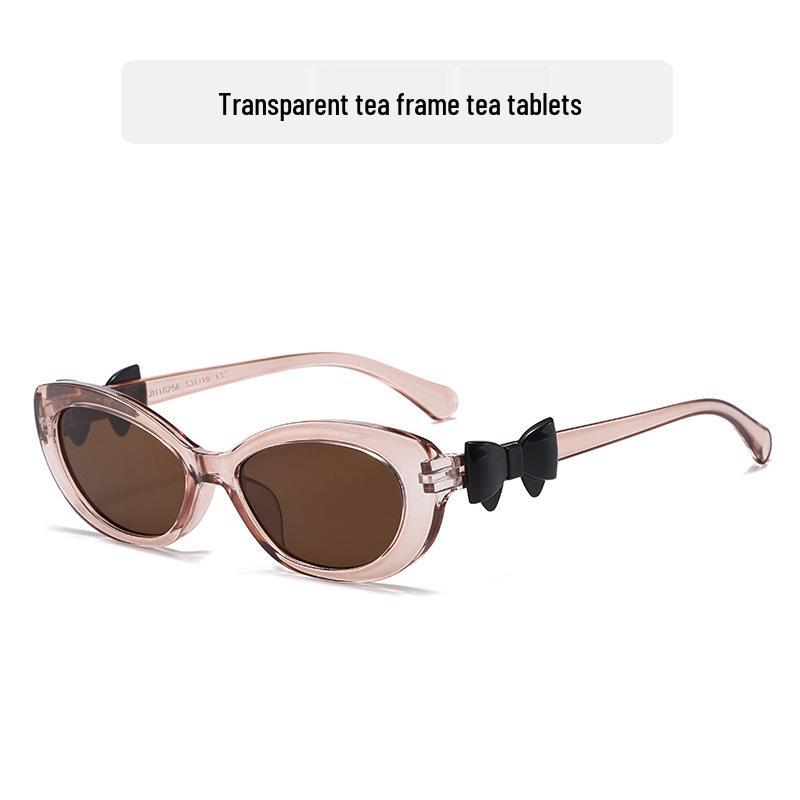 

Cat-eye Small Frame Retro Sunglasses - Chic Street Style Sun Protection for Women As shown
