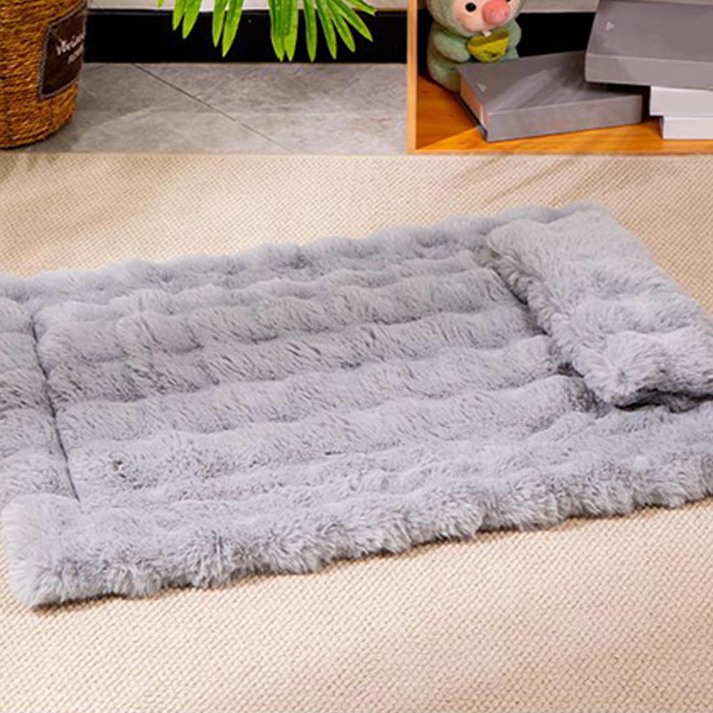 Cat Sleeping Mat with Detachable Pillow Washable winter Warming Sleeping Pad Pet Supplies for Indoor Puppy Kitten