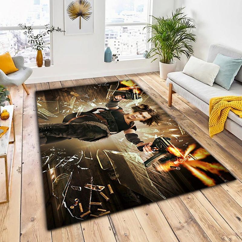Sci-Fi game Resident Evil, Umbrella Corporation, soft carpet, home living room, office chair pad, door mat, door mat carpet U5