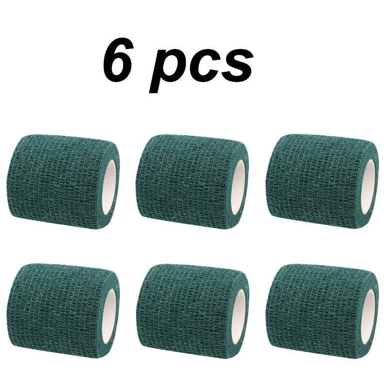 6 Pcs Self Adhesive Elastic Bandage for Sports Wrist Palm Finger Arm Shoulder Knee Ankle Pets Leg Tattoo Protection