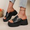Summer New Style Slippers Women Casual Sports Slippers Women's Fashion Outwear Thick Sole Cake Shoes Versatile Slippers Women