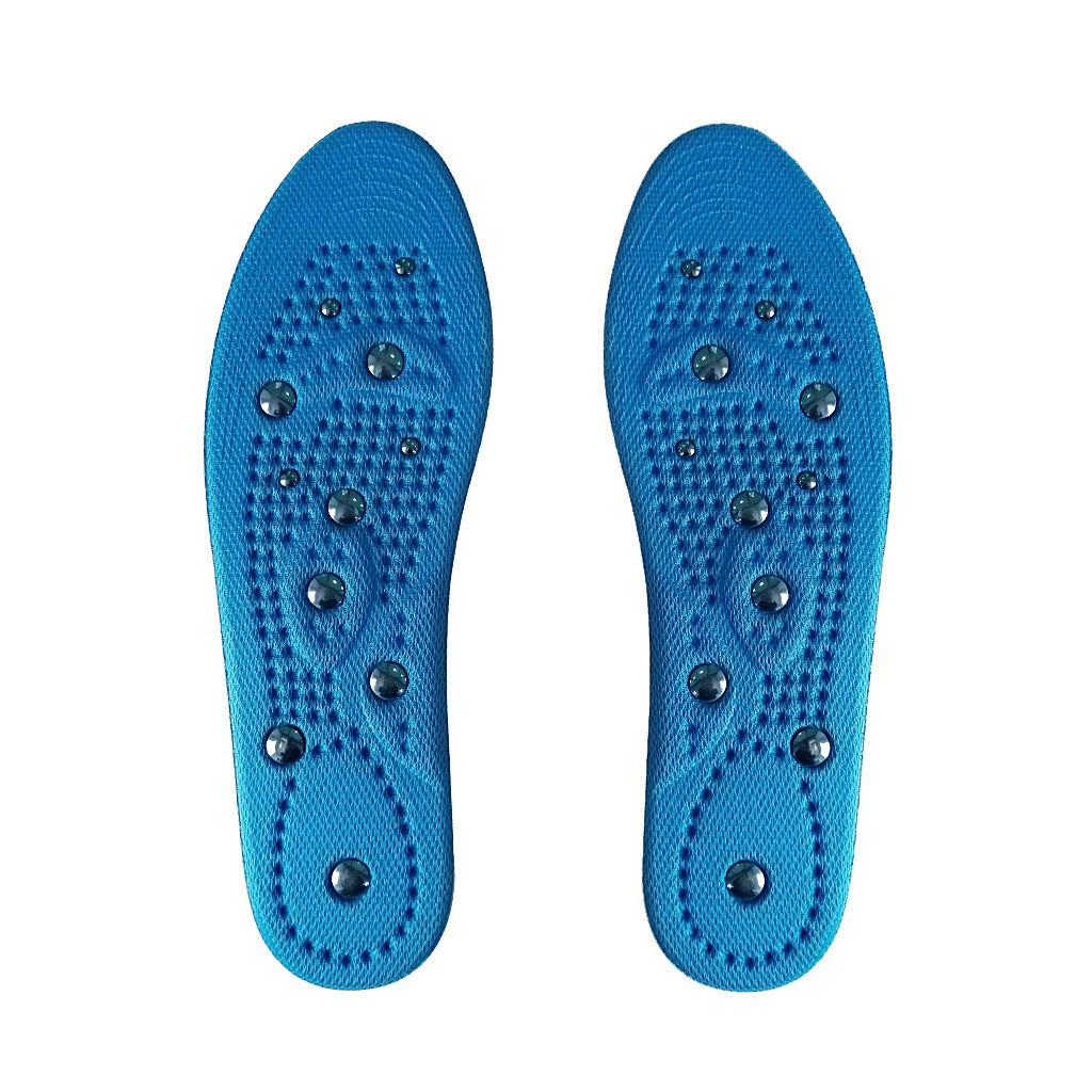

Breathable Magnetic Therapy Insoles - Shock Absorbing, Cuttable, Massage Insoles for Men & Women S 35-39
