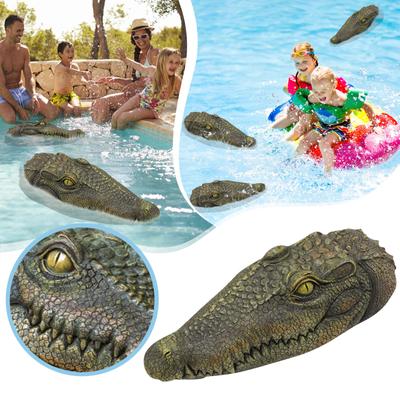 Tête flottante, leurre de tête pour piscine, résine pour piscine et étang, dissuasion des canards, etc., décoration d'étang de jardin extérieur, décoration de jardin pour aquarium