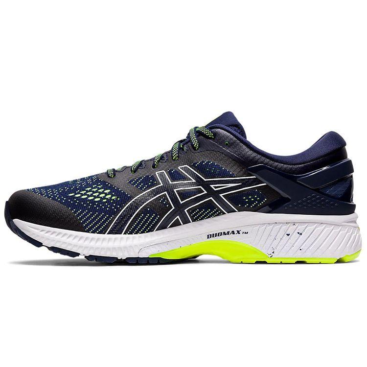 

ASICS Gel Kayano 26 Peacoat Safety Желтые мужские кроссовки Синие 1011A541-403