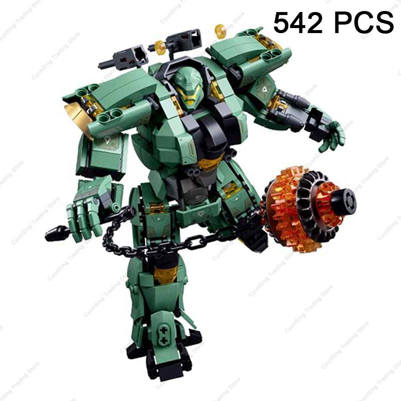 2023 Sluban Pacific RimSuper Mecha Bracer Phoenix Saber Athena Guardian Bravo Robot Building Blocks Bricks Model Sets Kids Toys