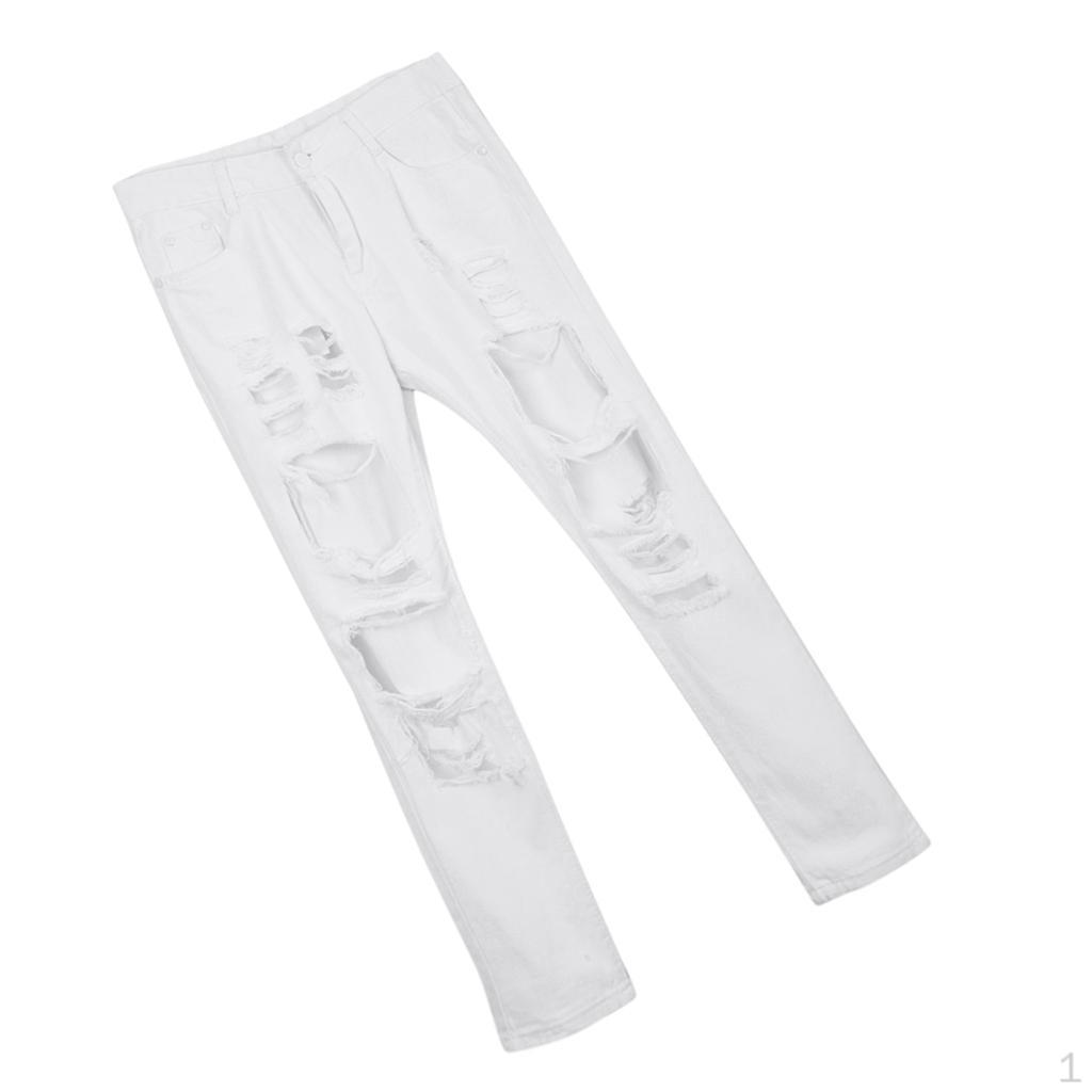 Jeans Stretchable Bottom Pencil Women Ladies Casual Straight Legs Soft