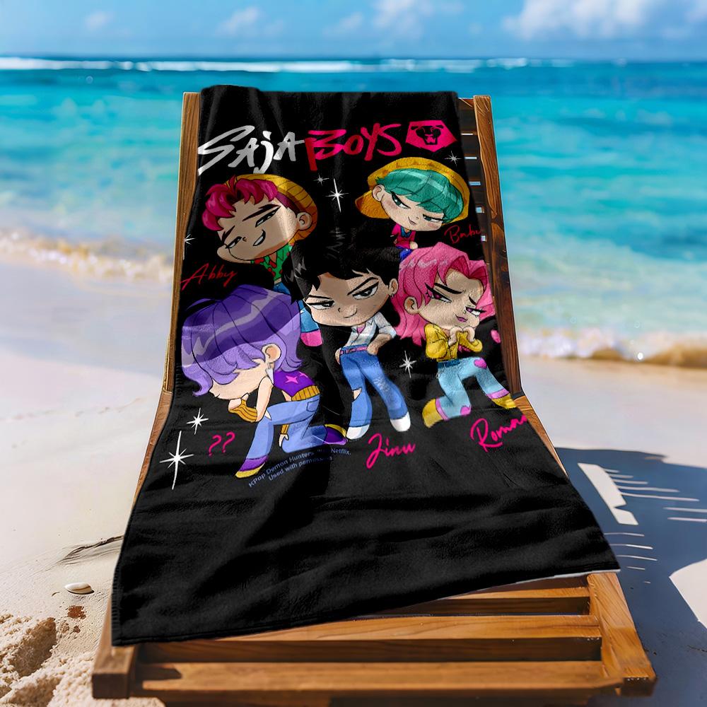 Saja Boys7 Beach Towel Super Soft Microfiber Quickdry Fabric Comfortable Lightweight Portable for Swimming,Beach,Camping, Travel, Beach Accessories