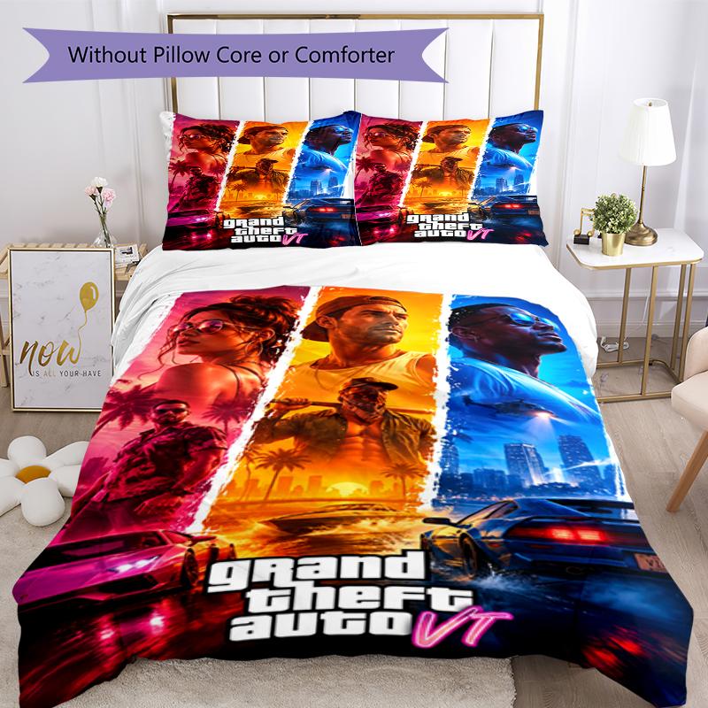 3 gab. GTA 6 Gultasveļas komplekts