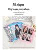 Large Capacity Polaroid Scrapbook Album: Ring Binder for Postcards, Small Cards, and Couple Photos