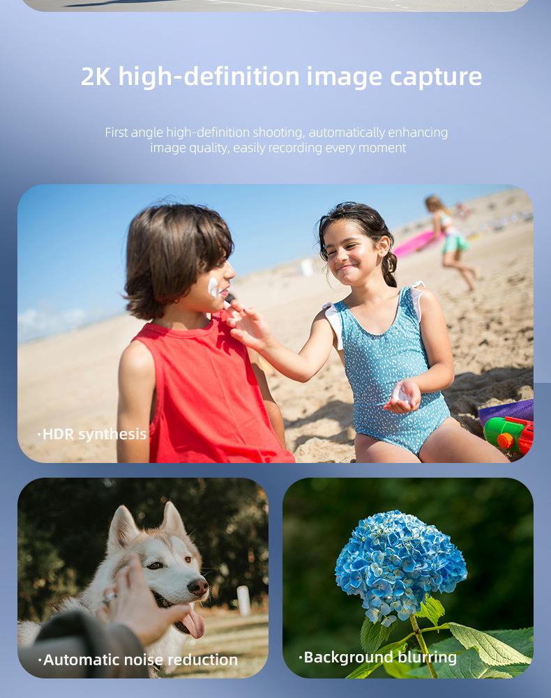 KI-Smart Glasses: Schwarze Tech-Kamera-Brille für Übersetzung, Fotografie und Musik-Streaming