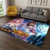 Cartoon Saint Seiya Anime Teppich für Schlafzimmer Wohnzimmer Sofa Spielzimmer Fußmatte Heimdeko, Kinder Spielbereich Teppich rutschfest Geschenk