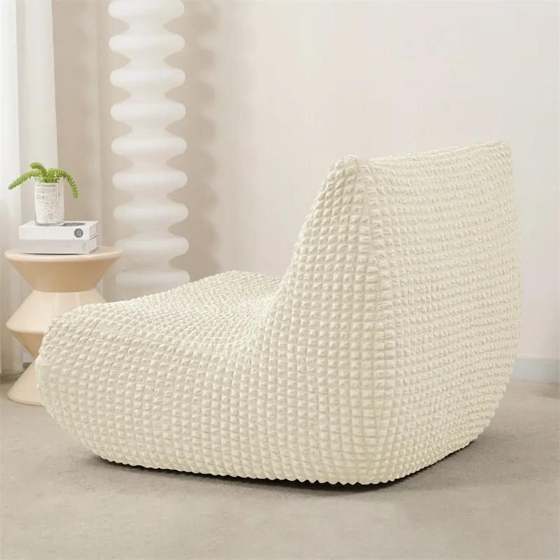 Solid Color Seersucker Sofa Covers Relax Sofa Slipcovers Stretch All-Inclusive Lounge Tatami Chair Cover Balcony