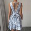 Women's Elegant Bohemian-style Floral Dress For Summer