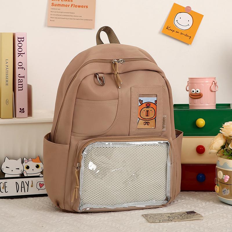 

School bag for primary school students in grades 3 to 6 Large capacity backpack pain layer Girls waterproof backpack Junior high school research bag