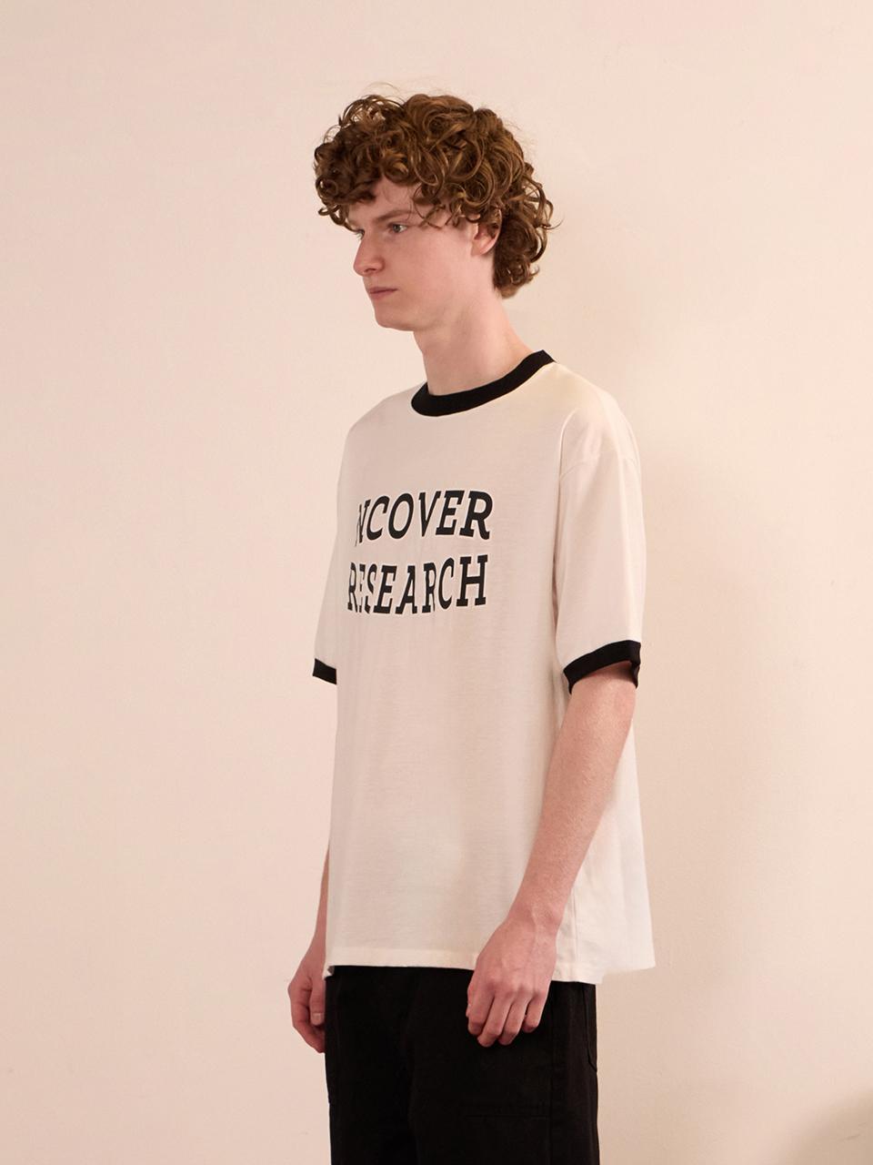 Uncover Research Logo Ringer Short Sleeve T-Shirt Black M