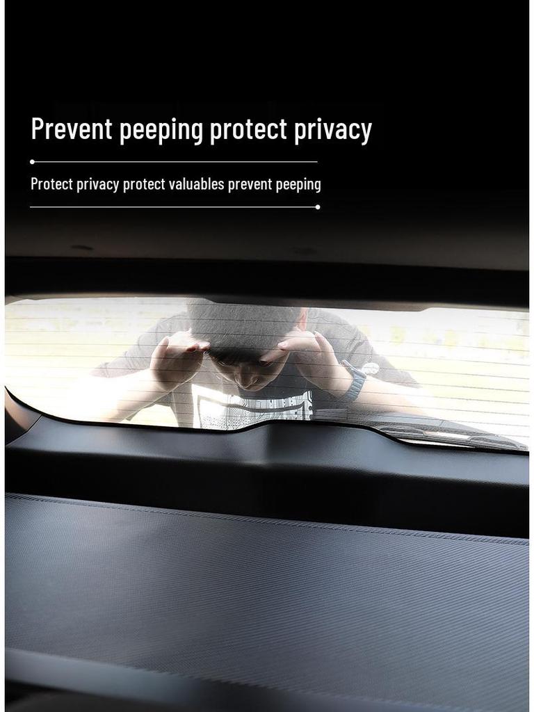 IM LS6 Rear Compartment Sunshade Cover - Car Interior Accessory