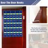 30/36/42/48 Grids Phone Hanging Bag Numbered Thickened Phone Storage Bag Wall-mounted Door Hanging Bag for Calculators Pens Keys