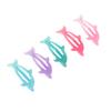 5Pcs Colorful Glitter Dolphin Bb Hair Side Clips Barrettes For Girls Women Child Holiday Party Gift Hair Accessories Headwear