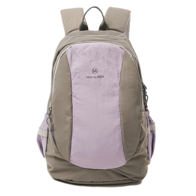 Унисекс легкий дорожный рюкзак Рюкзак с цветовыми блоками фиолетовый