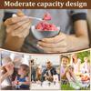 4Pcs Stainless Steel Ice Cream Bowl with 4 Forks 250ml Dessert Goblet Pudding Cup Sundae Cup Salad Bowl Kitchen Party Tableware