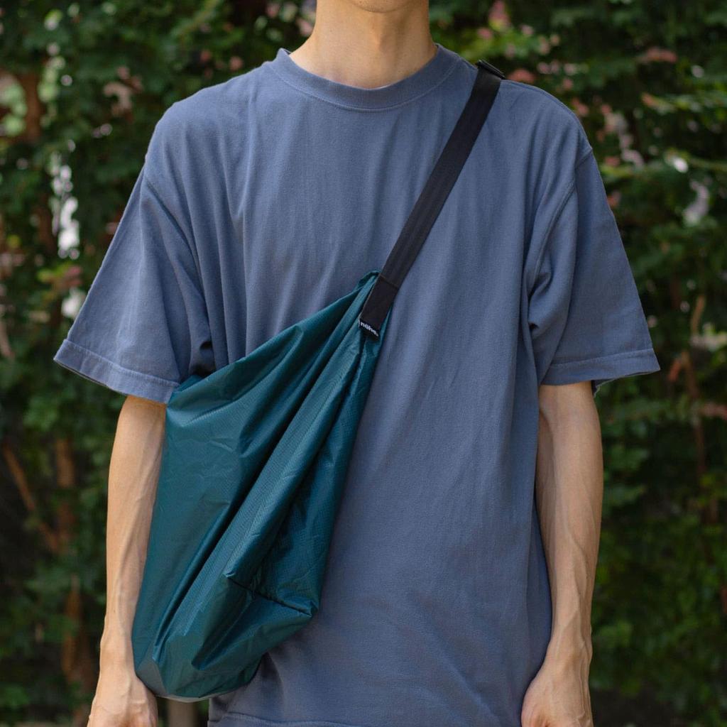 nahe Packable Shoulder Bag Turquoise Blue [HIGHTIDE]