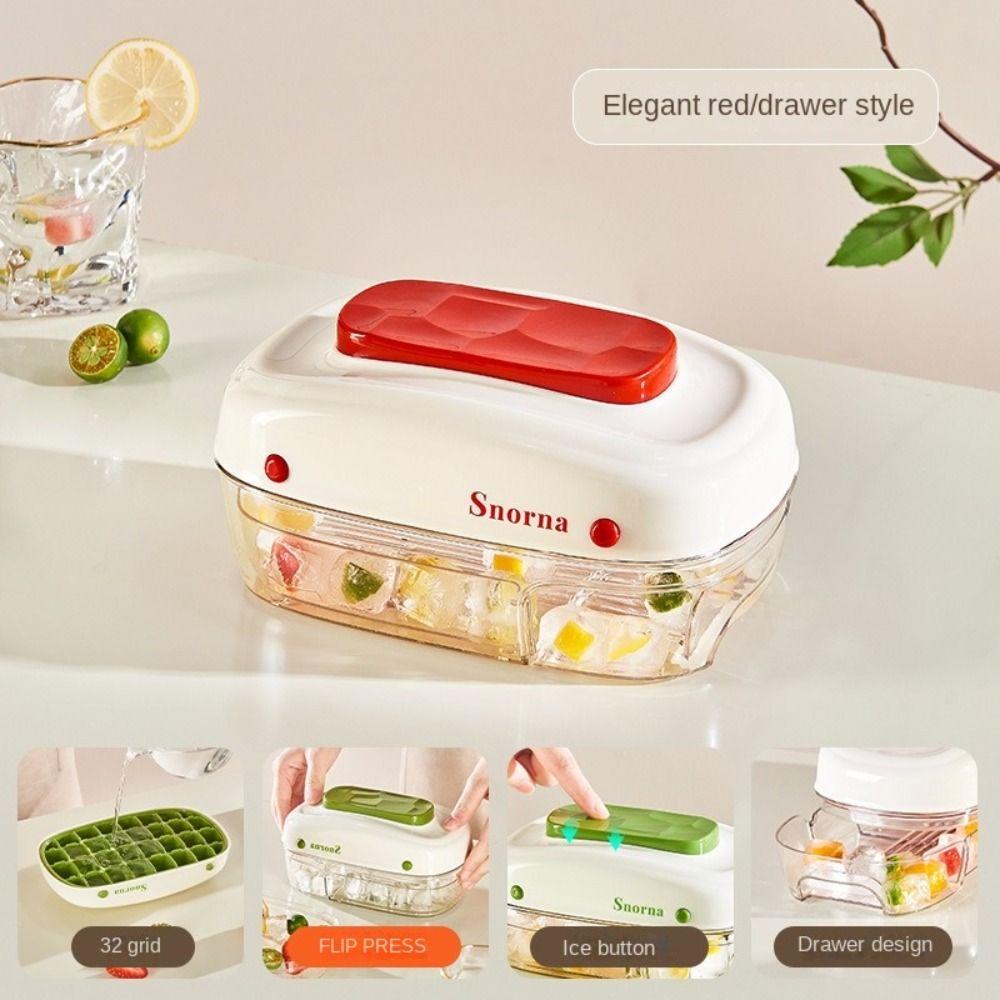 Quick Freezing Ice Storage Box Easy Release Ice Maker Mold Ice Cube Tray Mold Household