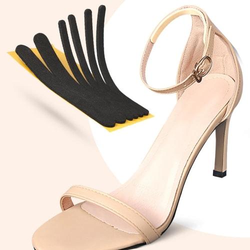 DELUXEFOX Heel Protector Pads (12-Pack) - Anti-Slip, Prevents Foot Grinding, and Prevents Shoes from Slipping. Cuts To Fit, Unisex.