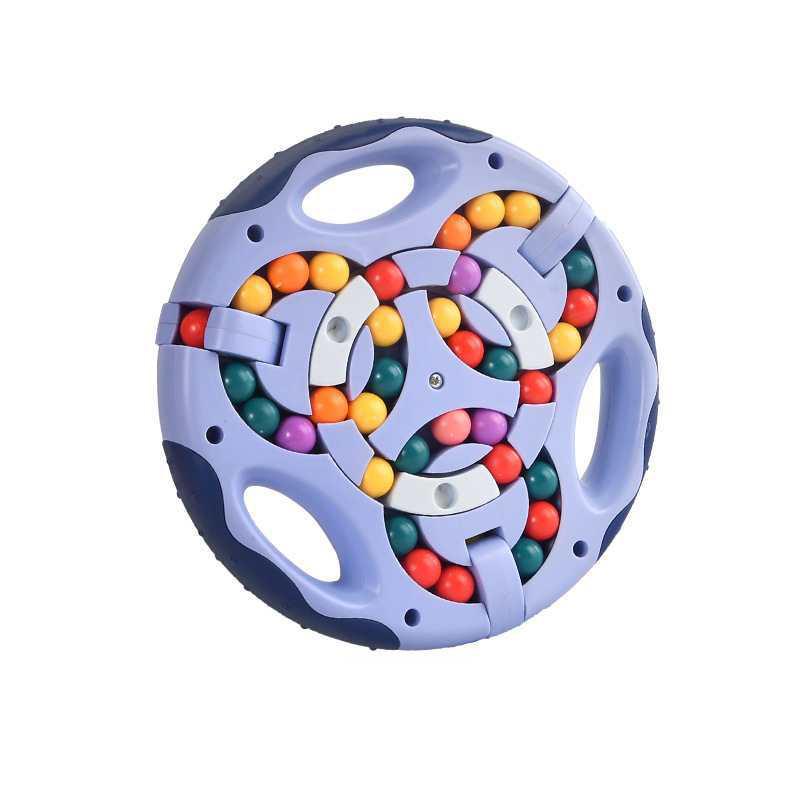 

Toys Difficult Brain Teasers 3in1 Magic Bean Rotating Puzzle Anxiety ADHD Stress Relief Gifts for Teen Adults Boys Girls синий