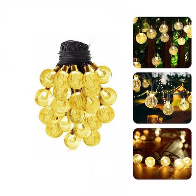 Outdoor-Globus-Lichterkette für Schlafzimmer, 40 LED-Stecker, dekorative Lichter, wasserdichte Lichterkette für Terrasse, Party, Hochzeit, Hochzeit