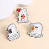 Cat Lady Flork Memes Enamel Pins Funny Cartoon Characters Brooches Lapel Badge Cutie Animals Jewelry Gift for Friends