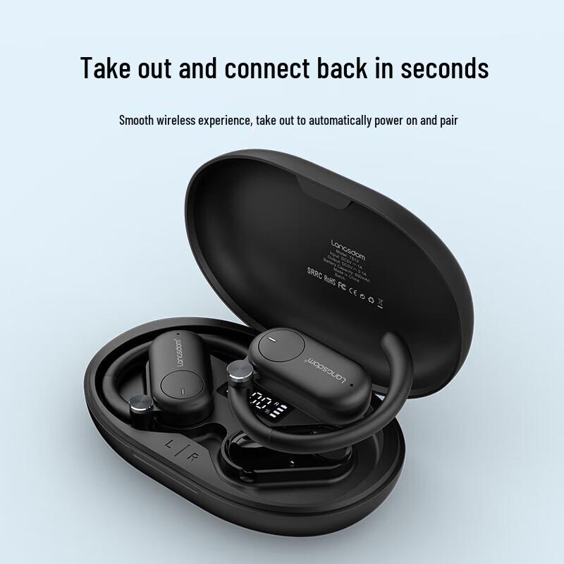 Lanston TS12 Wireless Open-Ear Sports Bluetooth Headphones